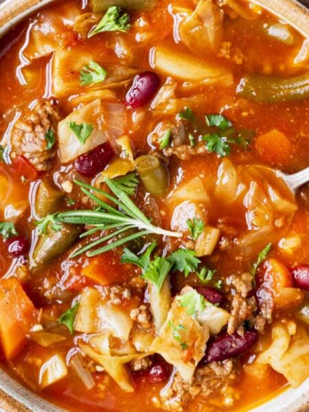 How to Make Healthy 30 Minute Hamburger Soup