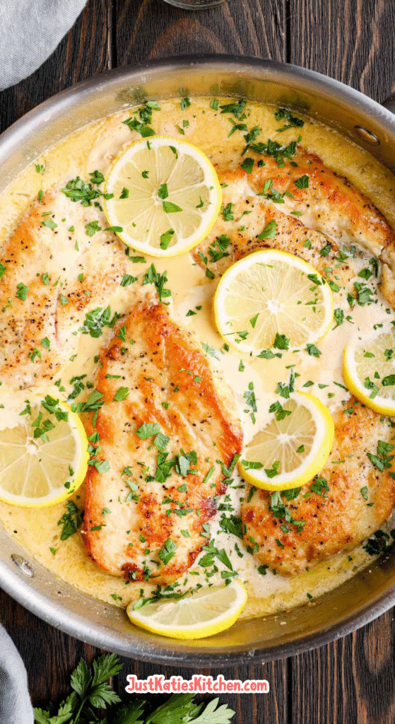 Lemon Chicken with Parmesan Sauce