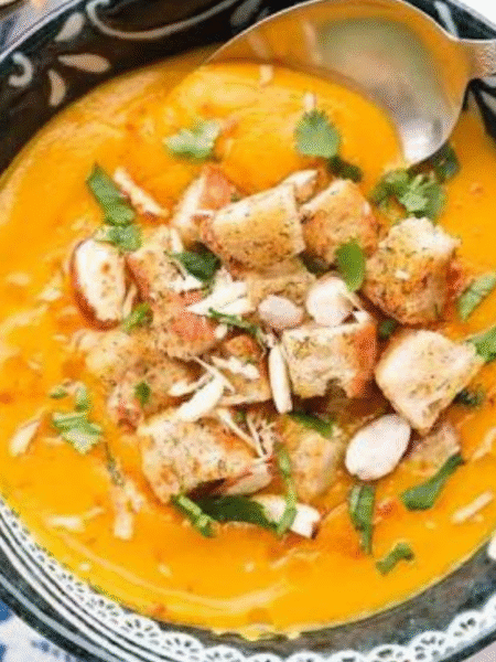 Spicy Butternut Squash and Sweet Potato Soup Recipe