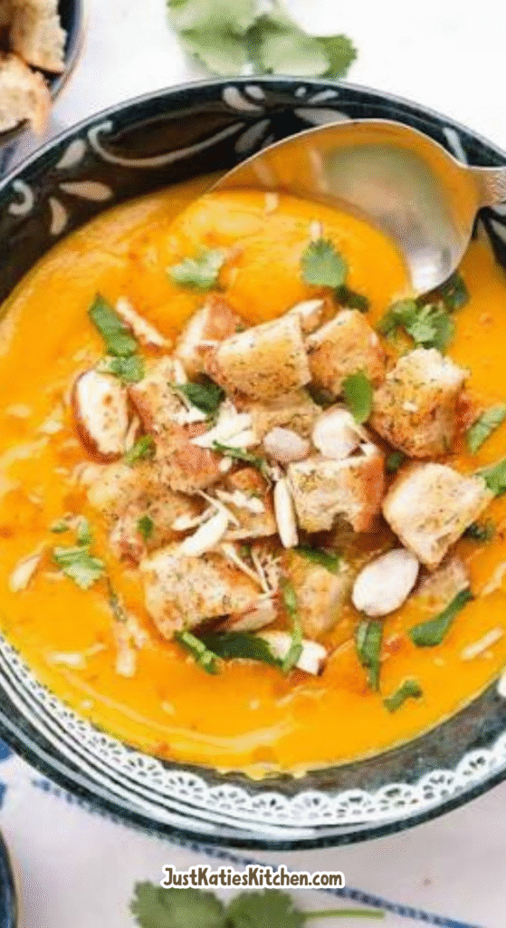 Spicy Butternut Squash and Sweet Potato Soup Recipe