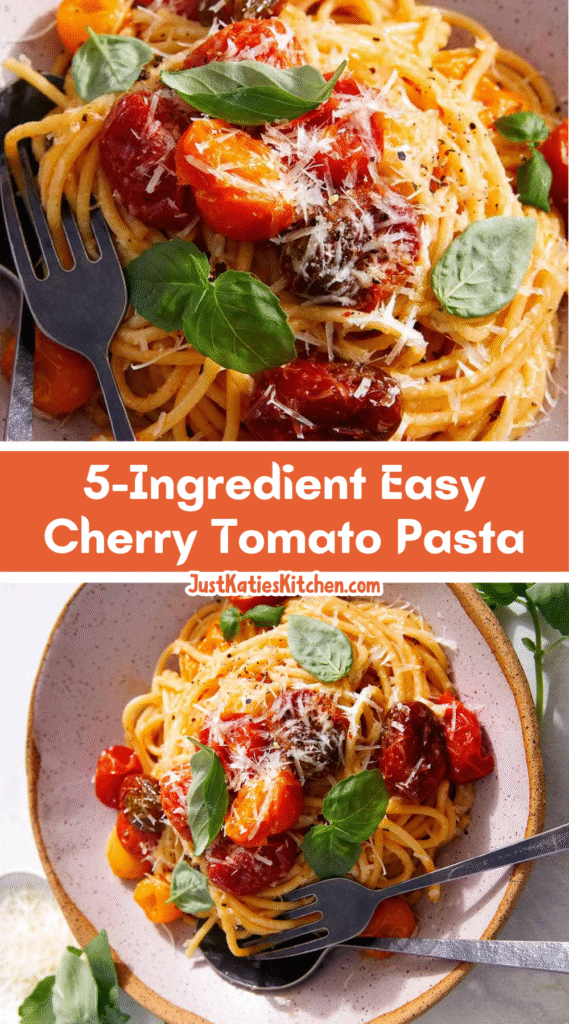 5-Ingredient Easy Cherry Tomato Pasta Recipe