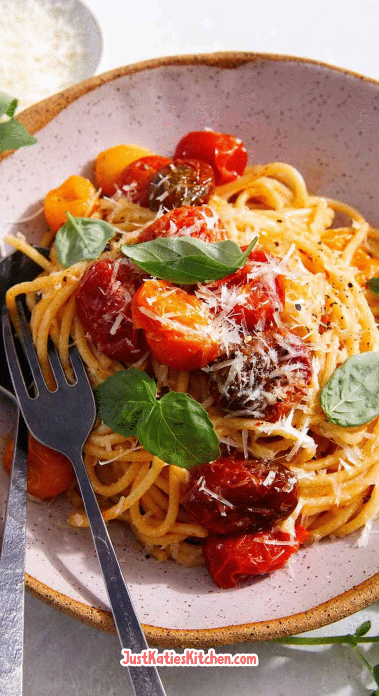 5-Ingredient Easy Cherry Tomato Pasta Recipe