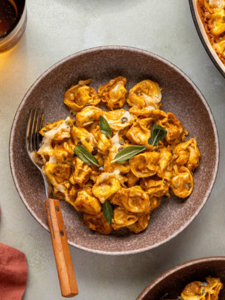 Brown Butter Pumpkin Tortellini Alla Vodka Recipe