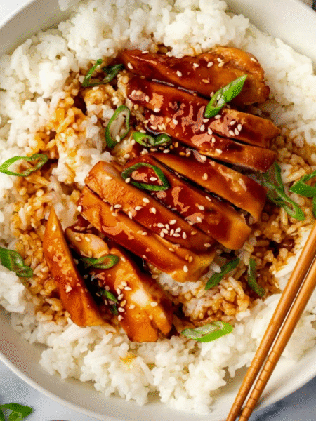 Chicken Teriyaki Rice Bowls Recipe