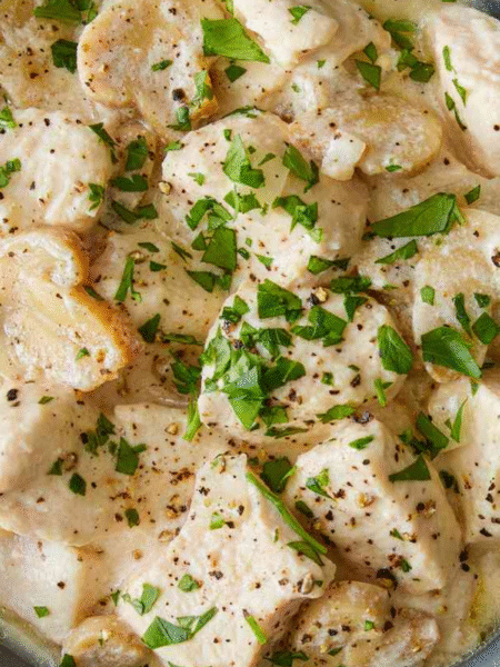 Chicken Breast in Creamy Mushroom Sauce Recipe