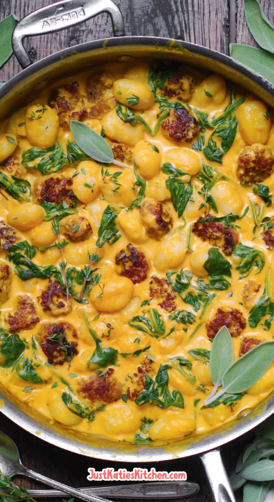 Creamy Pumpkin Gnocchi with Sausage Recipe
