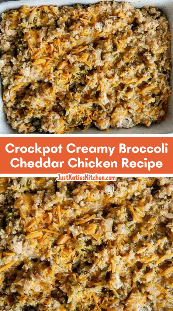 Crockpot Creamy Broccoli Cheddar Chicken Recipe