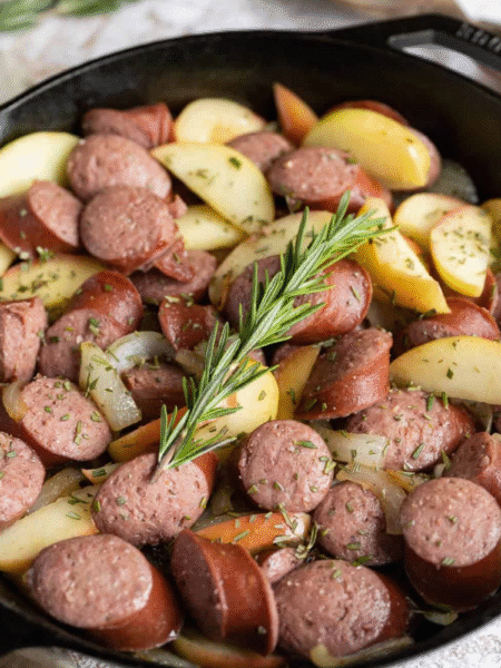Kielbasa and Apple Skillet Recipe