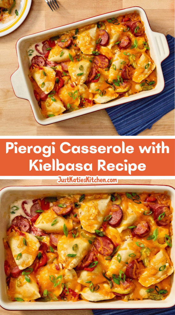 Pierogi Casserole with Kielbasa Recipe