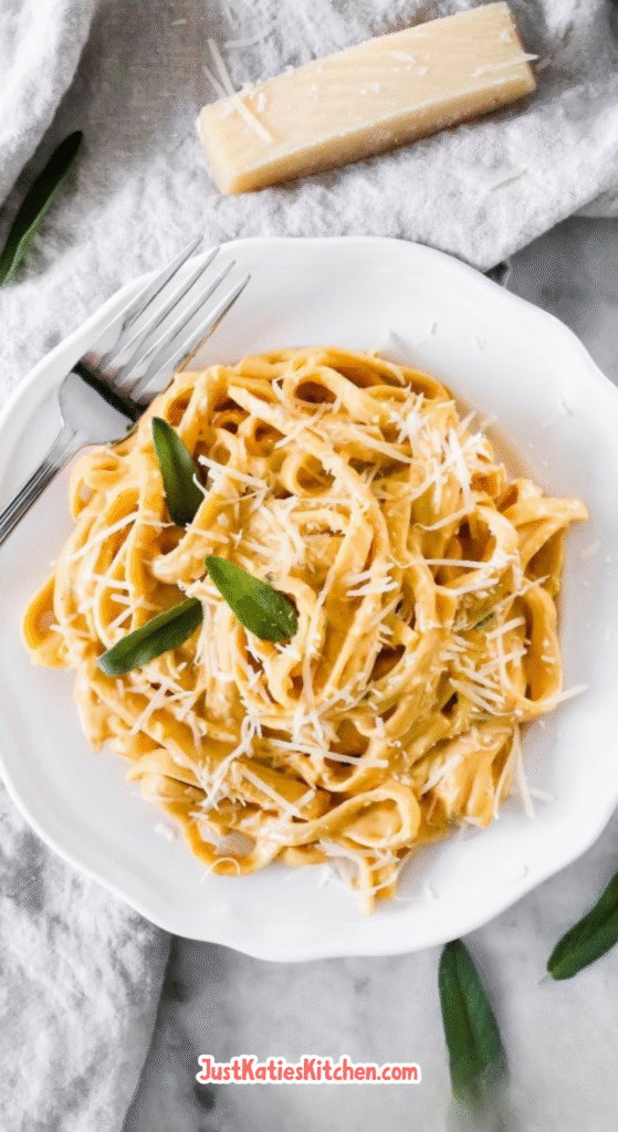 Pumpkin Alfredo Pasta Recipe