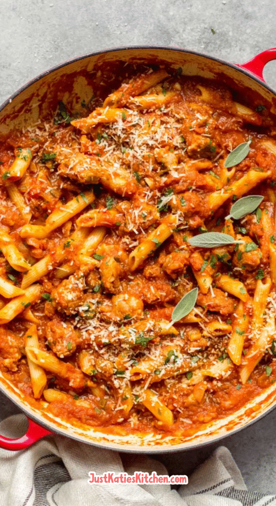 Pumpkin Sausage Pasta Recipe