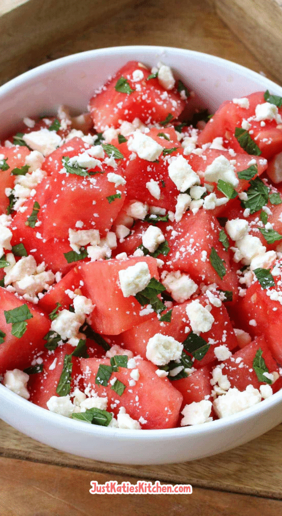 Refreshing Watermen Feta Mint Salad Recipe