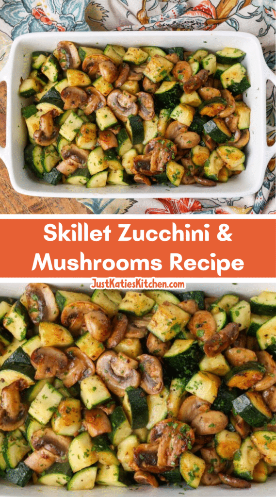Skillet Zucchini and Mushrooms Recipe