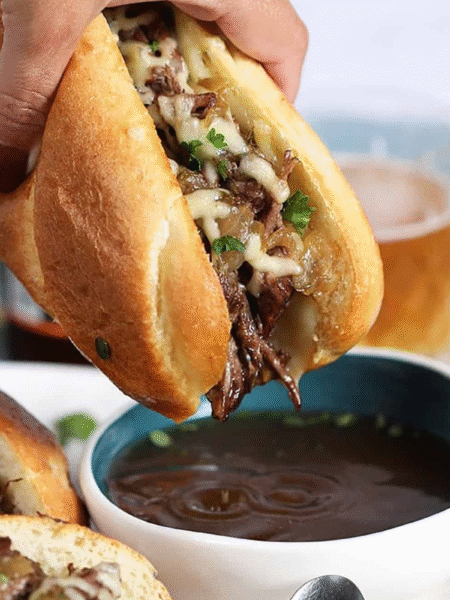 Slow Cooker French Dip Sandwiches Recipe