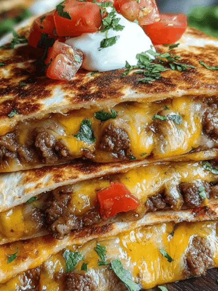 Smashburger Quesadillas Recipe