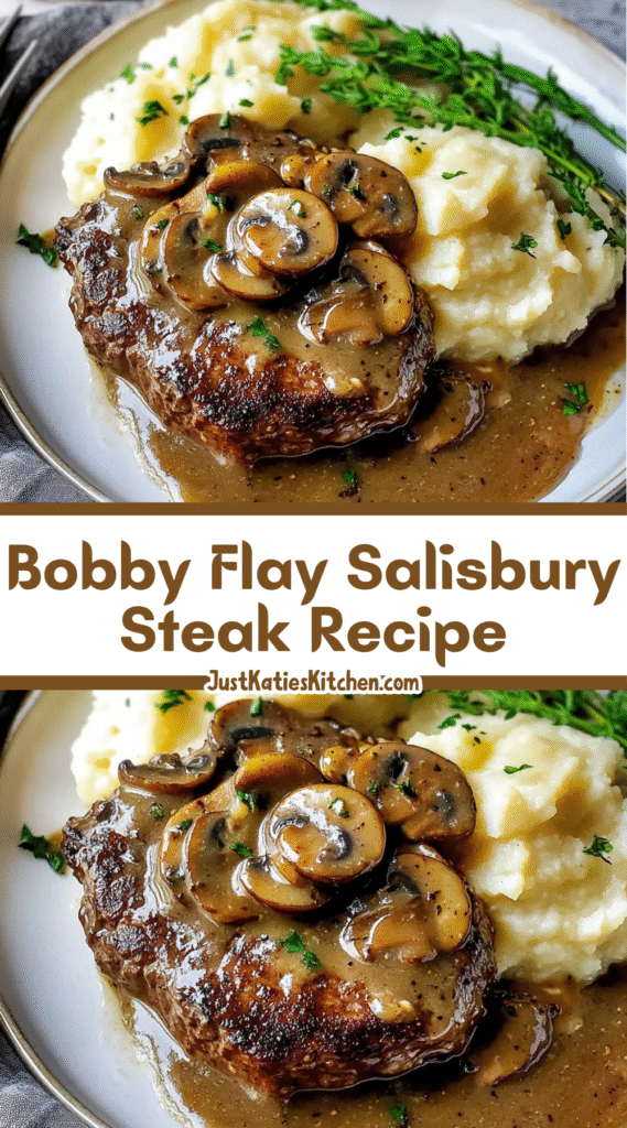 Bobby Flay Salisbury Steak Recipe ( With Mushroom Gravy)