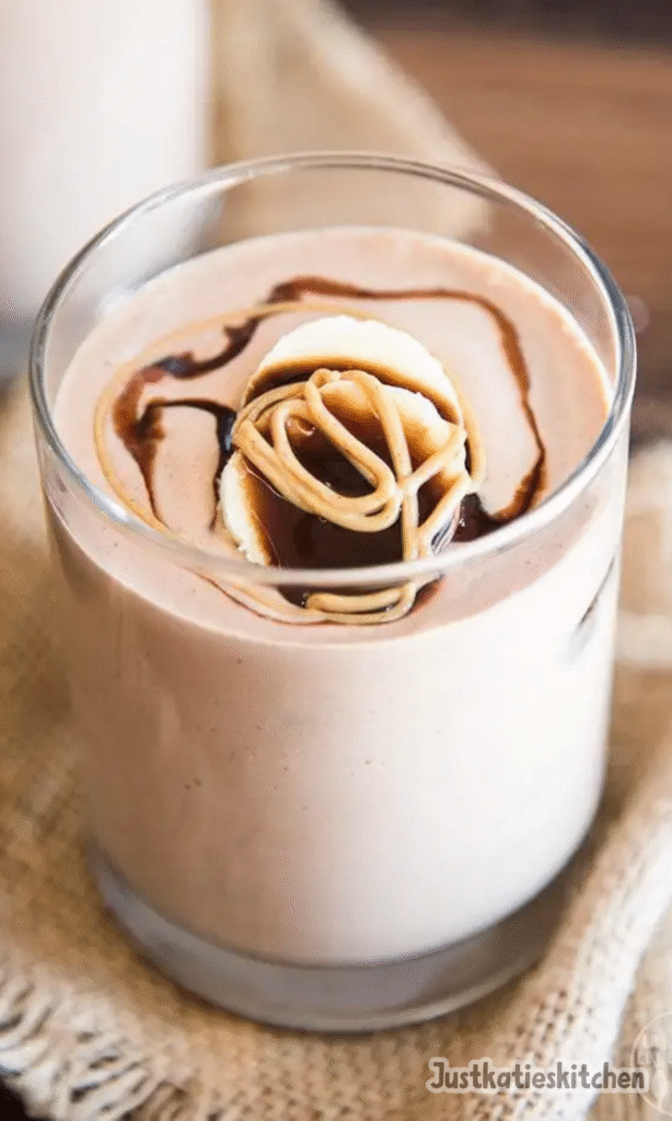 Chocolate Peanut Butter Banana Smoothie Recipe