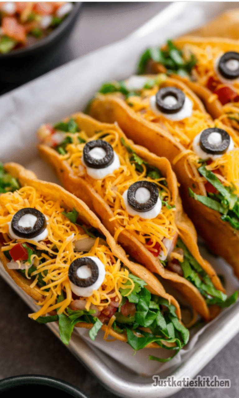 Spooky 'Monster' Tacos Recipe