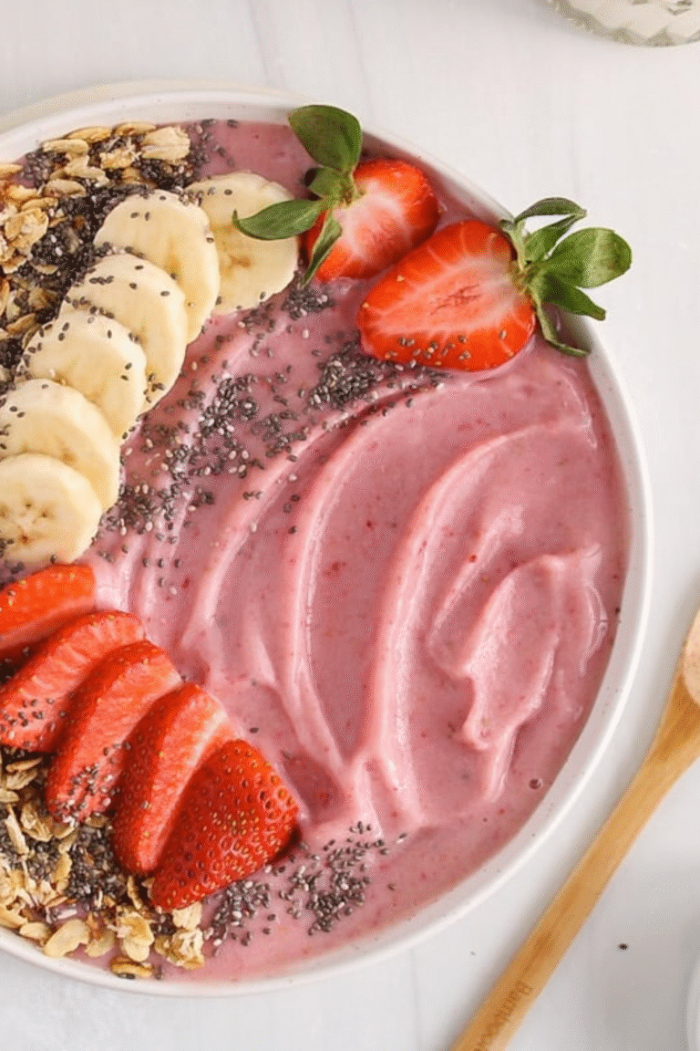 Creamy Banana Smoothie Bowl Recipe