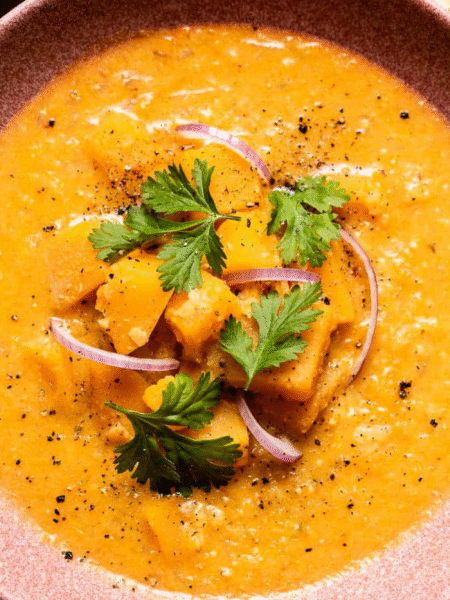 Curried Butternut Squash Soup Recipe