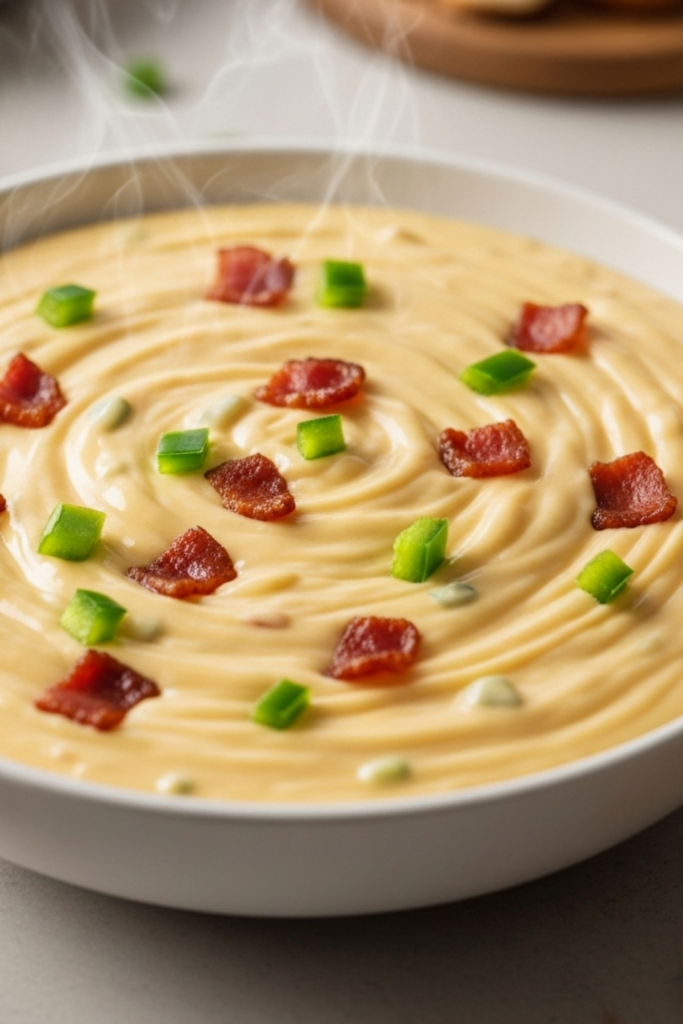 Jalapeno Popper Cheese Fondue Recipe