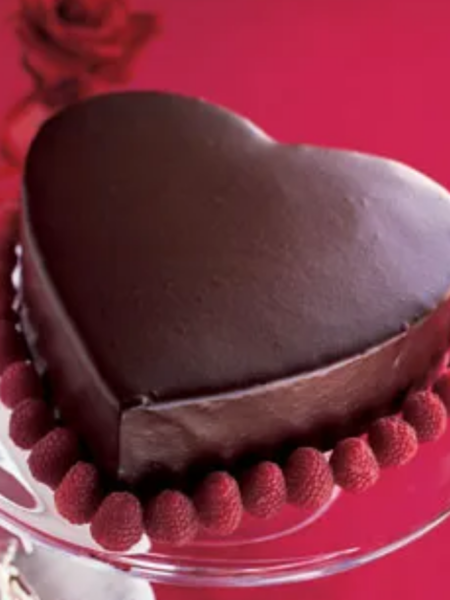 Heart-Shaped Chocolate Cake Recipe