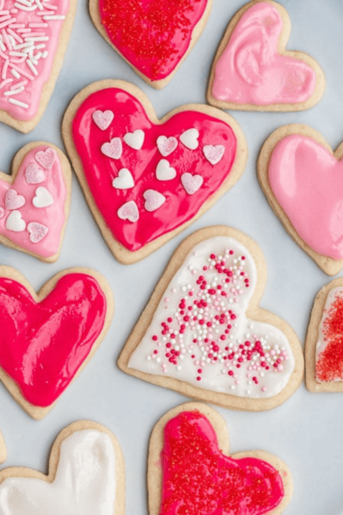 Heart-Shaped Sugar Cookies Recipe