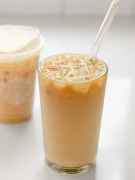 Iced Vanilla Latte (Starbucks Copycat) Recipe