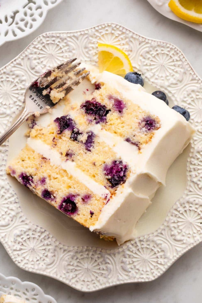 Lemon Blueberry Cake Recipe