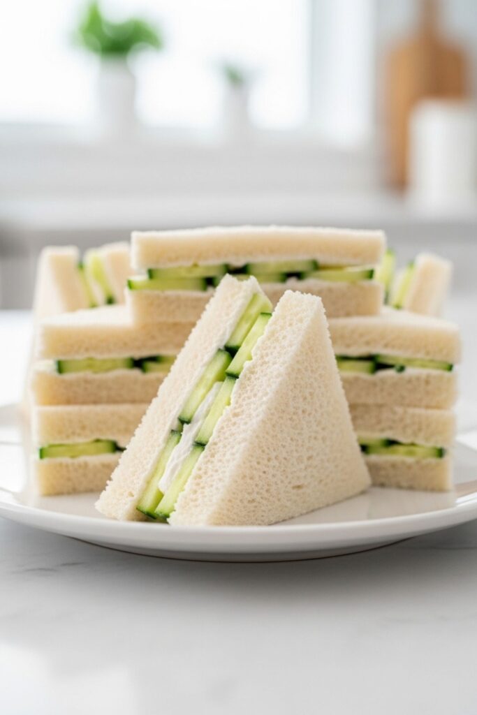 Cucumber Sandwiches with Cream Cheese Recipe