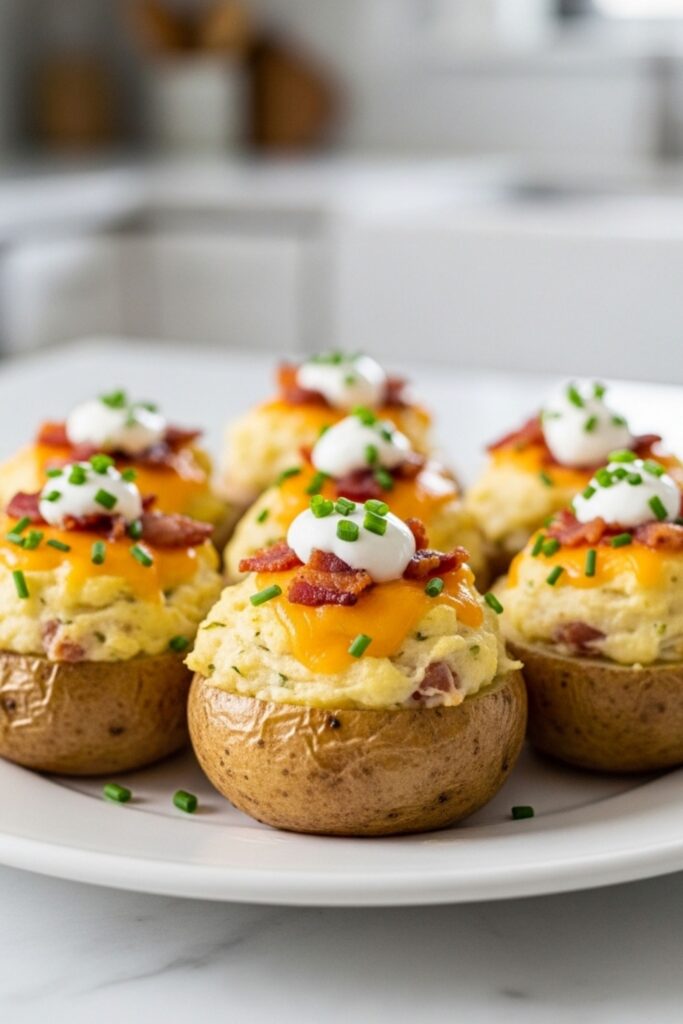 Loaded Mini Baked Potatoes Recipe