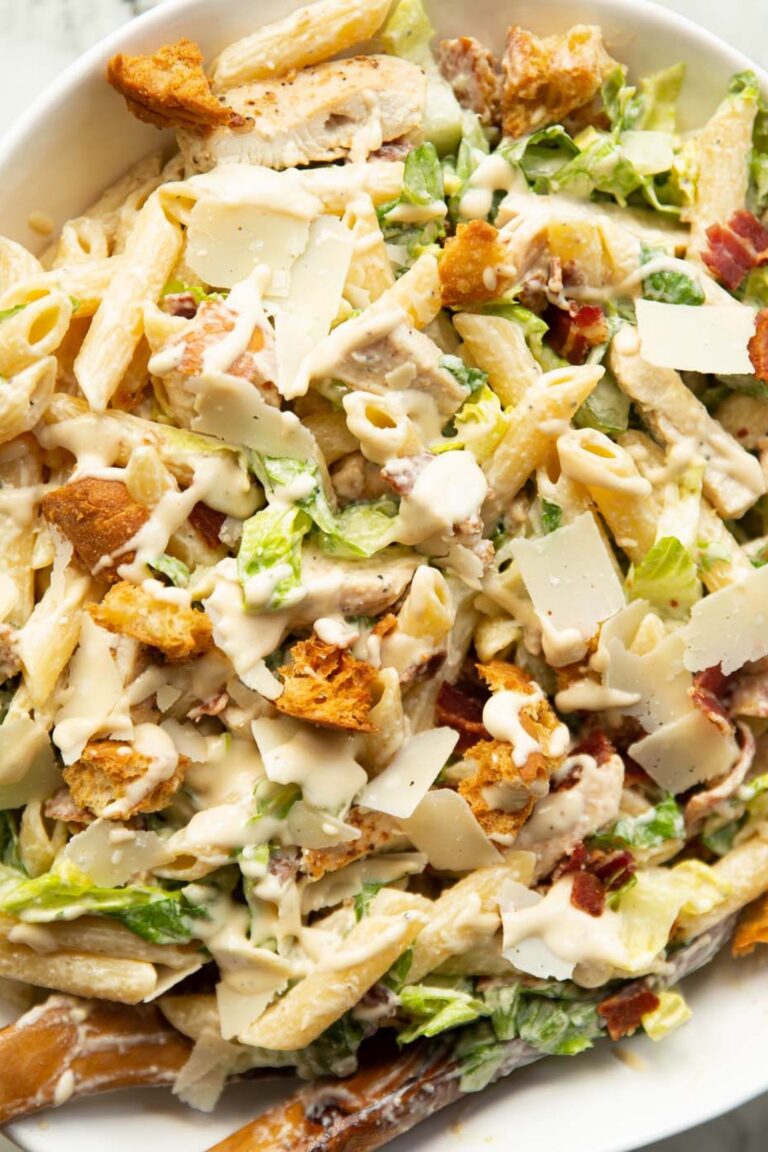 Chicken Caesar Pasta Salad Recipe