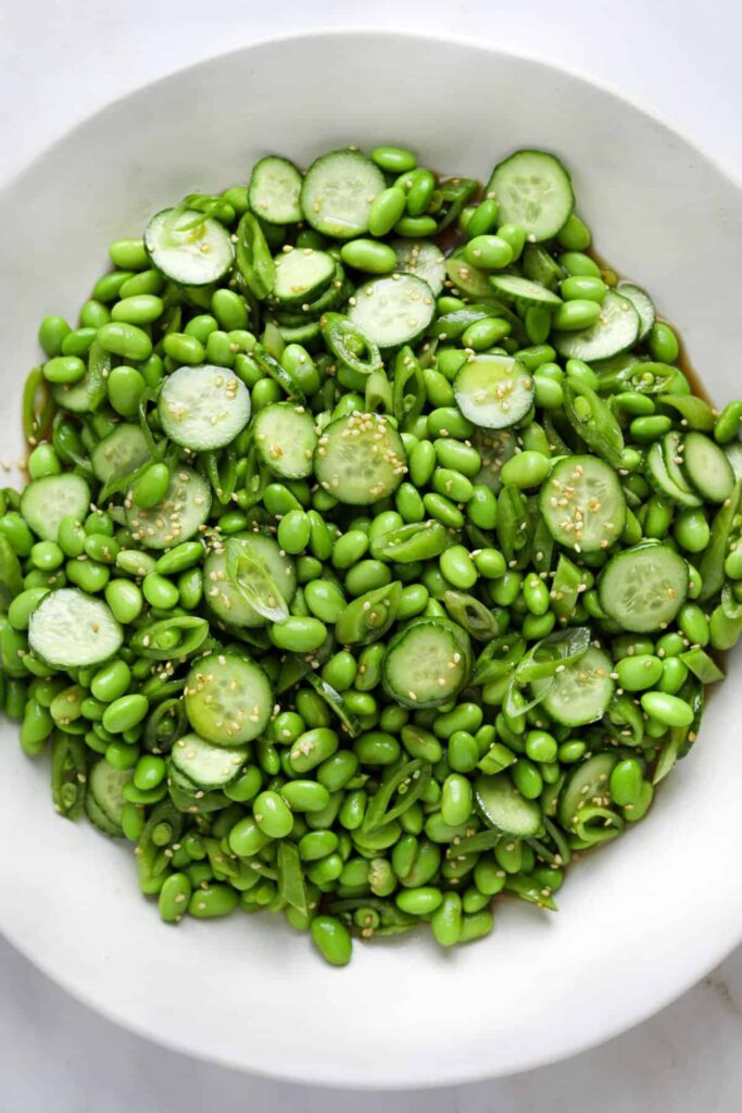 Edamame Salad with Parmesan