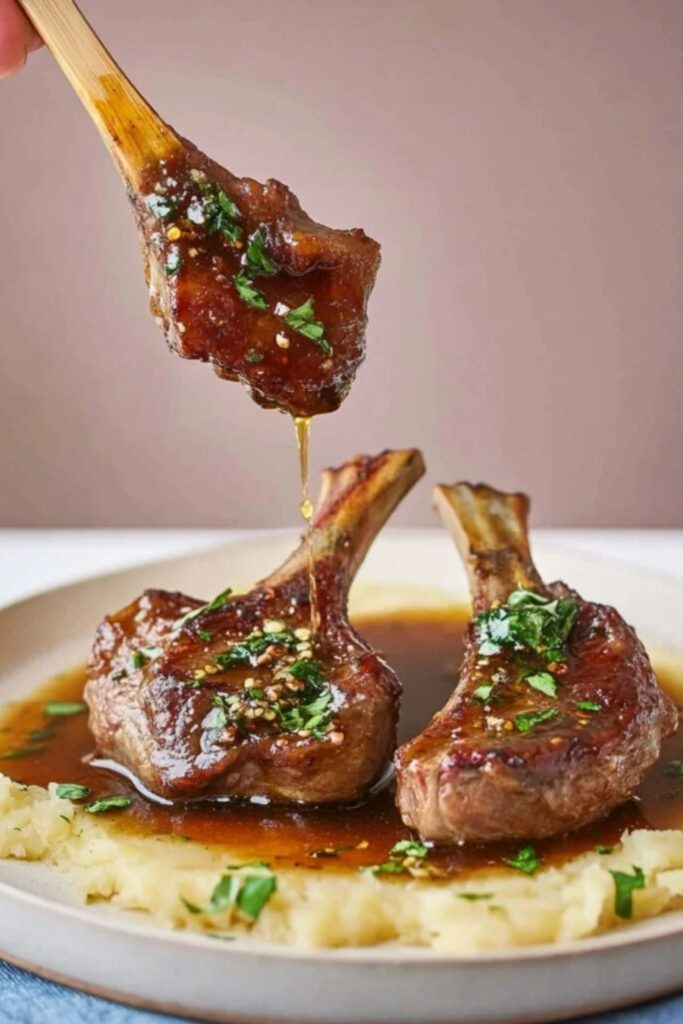 Honey Glazed Lamb Chops Recipe